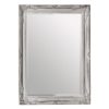 Dicrona Rectanuglar Wall Mirror In Distressed White