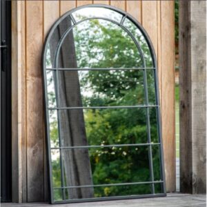 Pandas Outdoor Mirror In Black Frame