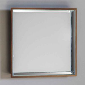 Bothell Square Wall Mirror In Silver